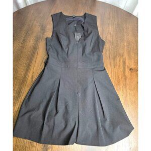 BCBGMAXAZRIA - Sleeveless Romper OPEN BACK- Black - XXS - NWT